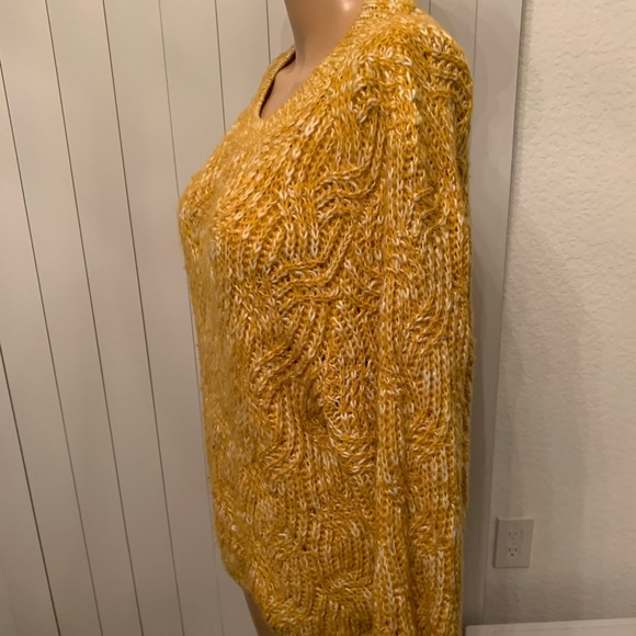 TOPSHOP YELLOW KNIT SWEATER - Picture 6 of 13